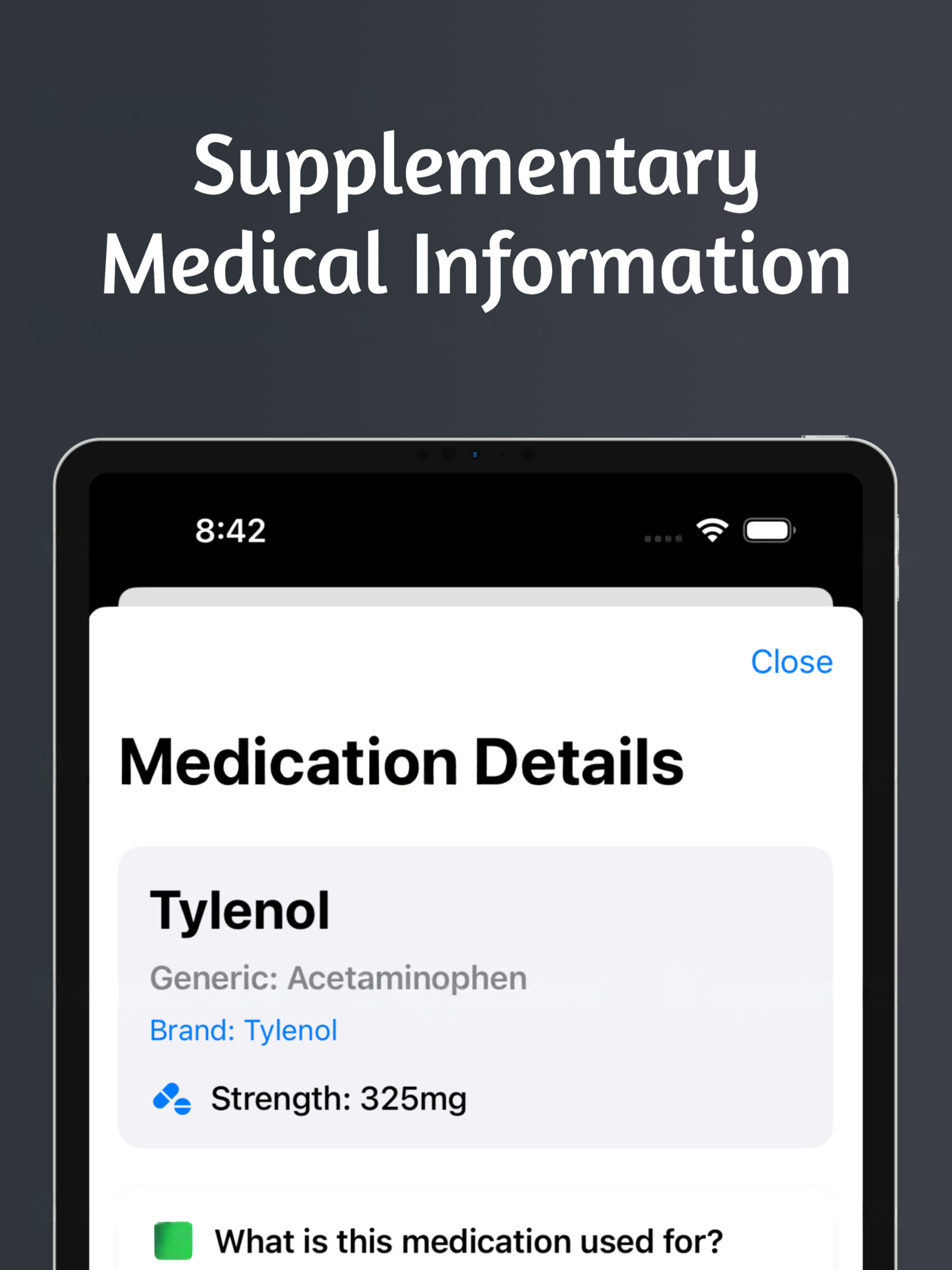 Complete medication list showing all tracked prescriptions in MedPal