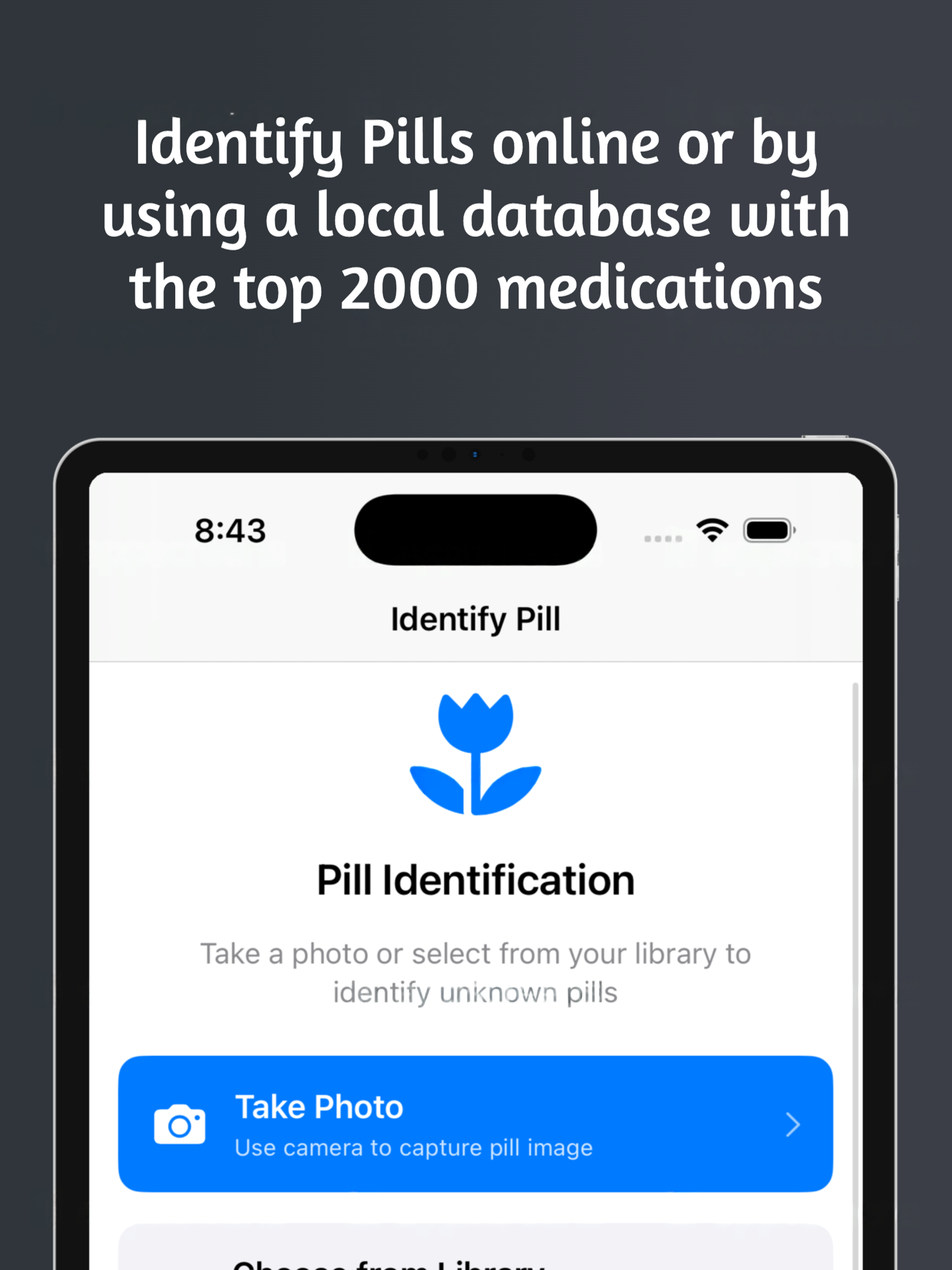 MedPal medication tracker calendar view with color-coded completion status indicators