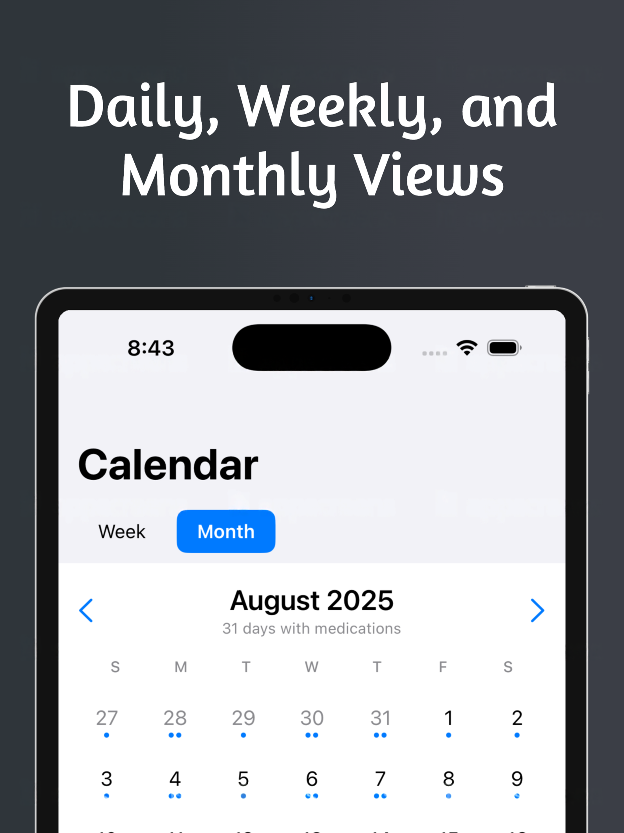 MedPal FDA-powered pill identification feature using camera to identify medications